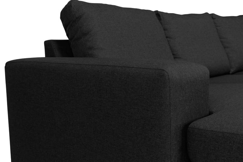 Houston Stor U Sofa med Divan Venstre Chaiselong Højre - Mørkegrå - Møbler - Sofaer - U Sofa