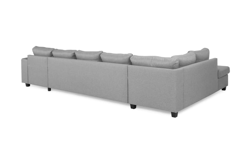 Houston U-sofa Large med Chaiselong Højre - Grå - Møbler - Sofaer - U Sofa