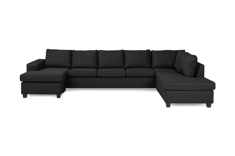 Houston U-sofa Large med Chaiselong Venstre - Mørkegrå - Møbler - Sofaer - U Sofa