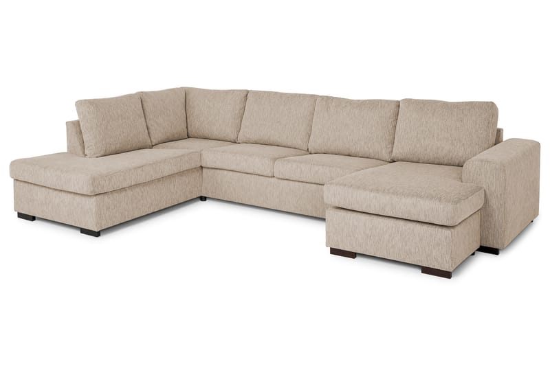 Link U-sofa Large med Chaiselong Højre - Beige - Møbler - Sofaer - U Sofa