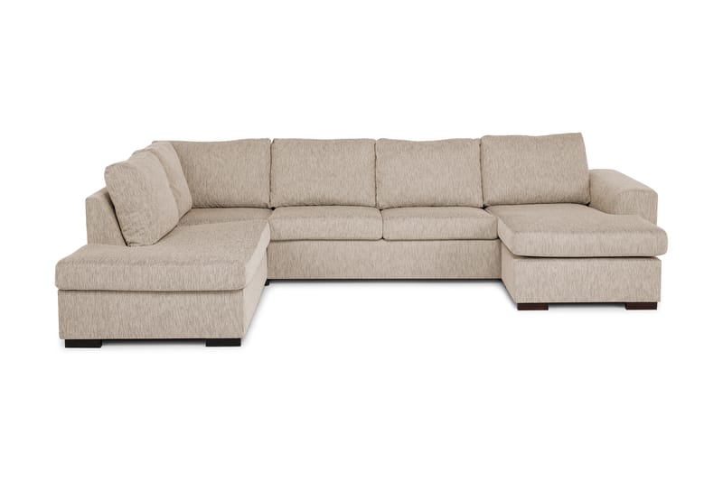 Link U-sofa Large med Chaiselong Højre - Beige - Møbler - Sofaer - U Sofa