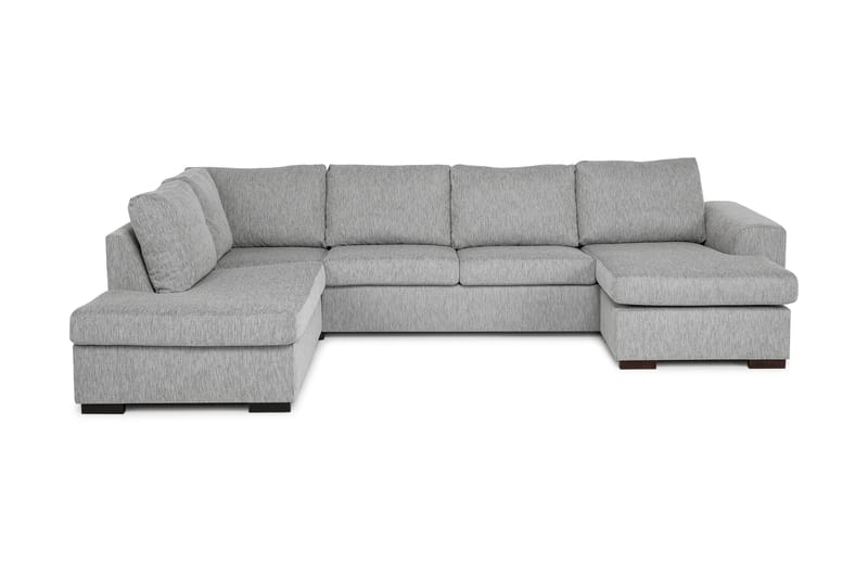 Link U-sofa Large med Chaiselong Højre - Lysegrå - U Sofa