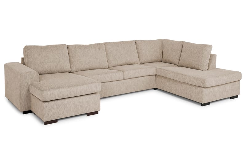 Link U-sofa Large med Chaiselong Venstre - Beige - Møbler - Sofaer - U Sofa