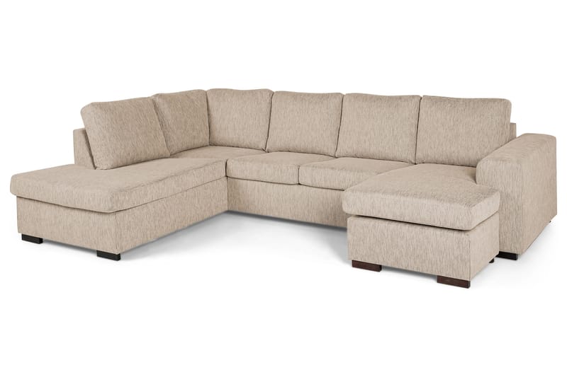 Link U-sofa med Chaiselong Højre - Beige - Møbler - Sofaer - U Sofa