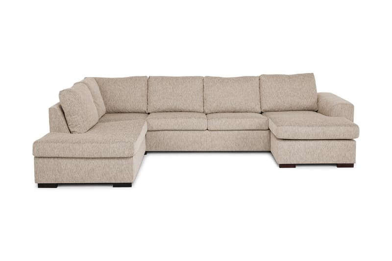 Link U-sofa XL med Chaiselong Højre - Beige - Møbler - Sofaer - U Sofa