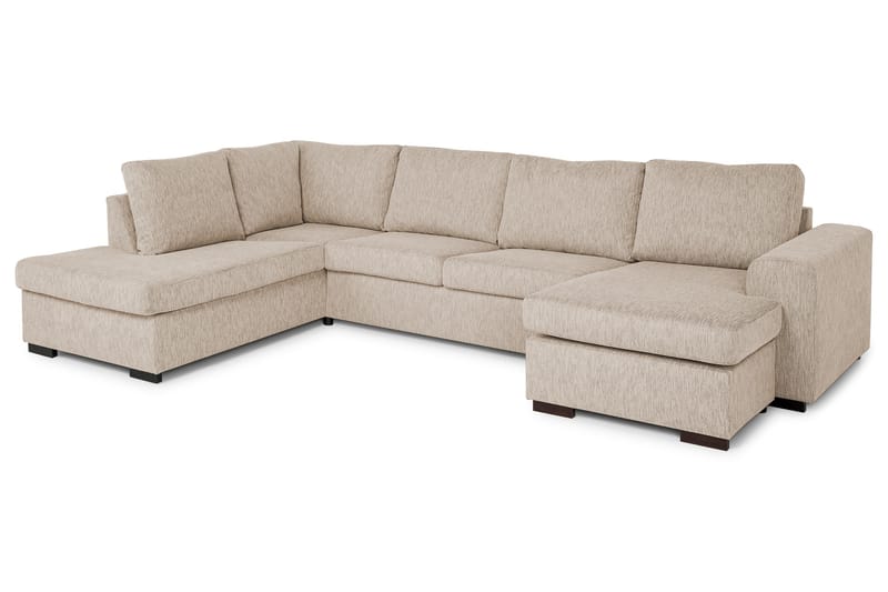 Link U-sofa XL med Chaiselong Højre - Beige - Møbler - Sofaer - U Sofa