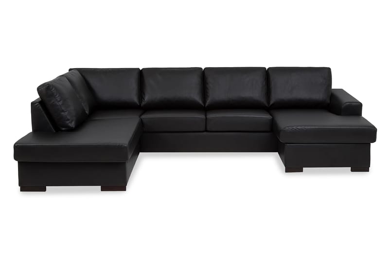 Link U-sofa XL med Chaiselong Højre - Sort - Møbler - Sofaer - U Sofa