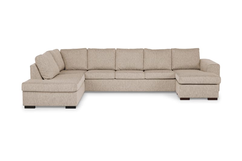 Link U-sofa XXL med Chaiselong Højre - Beige - Møbler - Sofaer - U Sofa