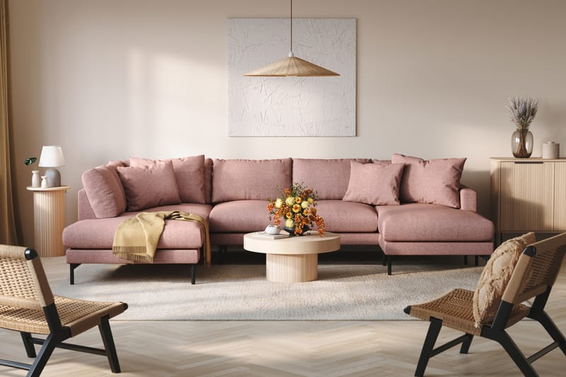 Menard 5-pers U-sofa - Lilla - Møbler - Sofaer - U Sofa