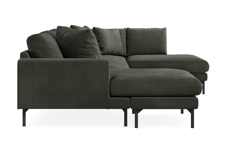 Menard 5-pers U-sofa - Mørkegrøn - Møbler - Sofaer - U Sofa