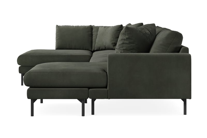 Menard 5-pers U-sofa - Mørkegrøn - Møbler - Sofaer - U Sofa