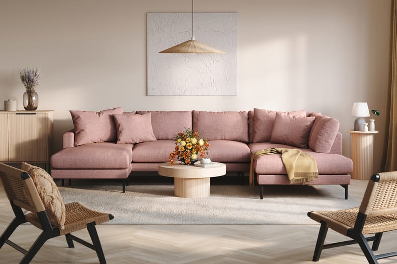 Menard 5-pers U-sofa - Lilla - Møbler - Sofaer - U Sofa