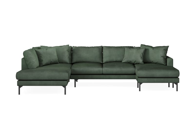 Menard 5-pers U-sofa - Grøn - Møbler - Sofaer - U Sofa