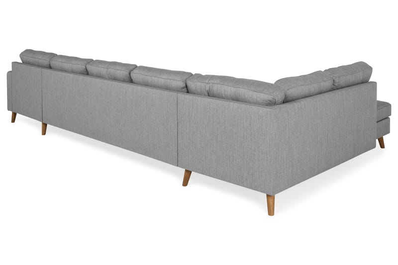 Monroe U-sofa Large med Chaiselong Højre - Grå - Møbler - Sofaer - U Sofa