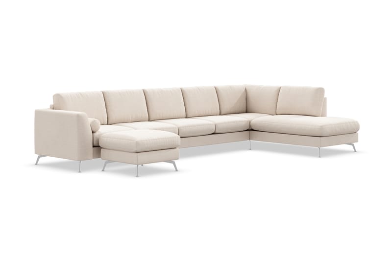 Ocean Lyx U-sofa med Chaiselong Højre - Beige - Møbler - Sofaer - U Sofa