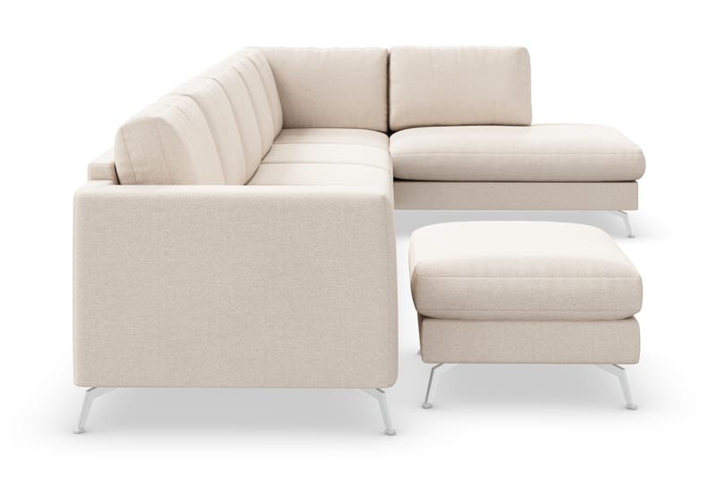 Ocean Lyx U-sofa med Chaiselong Højre - Beige - Møbler - Sofaer - U Sofa