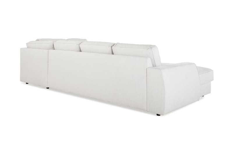 Optus Lyx U-sofa med Chaiselong Venstre - Hørbeige - Lædersofaer - Velour sofaer - U Sofa