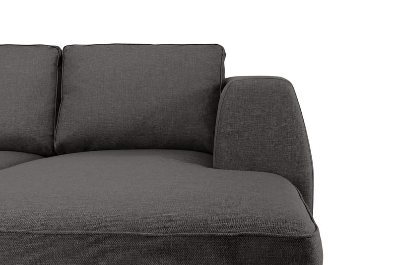 Optus Stor U-sofa med Divan Højre, Chaiselong Venstre - Mørkegrå - Møbler - Sofaer - U Sofa