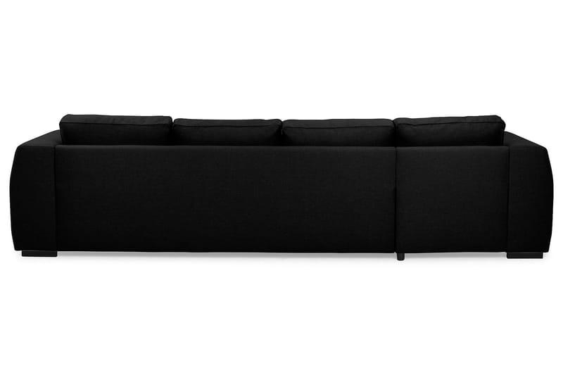 Optus U-sofa med Dobbelt Chaiselong - Sort - Møbler - Sofaer - U Sofa