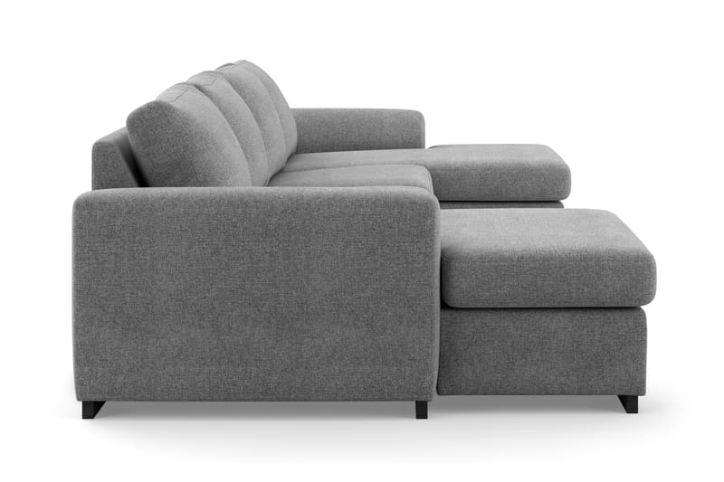 Porto U-Sofa med Dobbelt Chaiselong - Lysegrå - Møbler - Sofaer - U Sofa