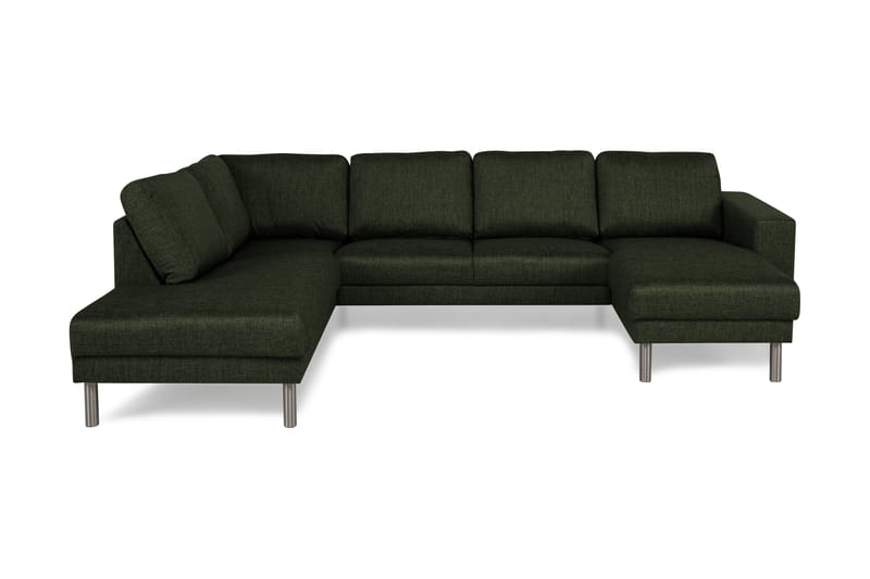 Runsala U-sofa med Chaiselong Højre - Grøn - Møbler - Sofaer - U Sofa