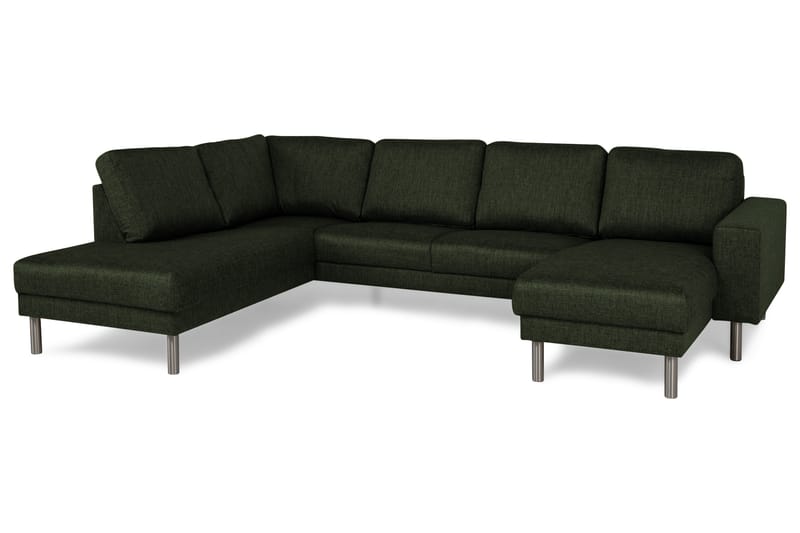 Runsala U-sofa med Chaiselong Højre - Grøn - Møbler - Sofaer - U Sofa