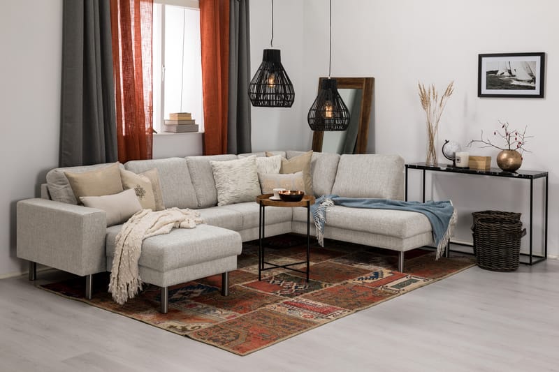 Runsala U-sofa med Chaiselong Venstre - Beige - Møbler - Sofaer - U Sofa