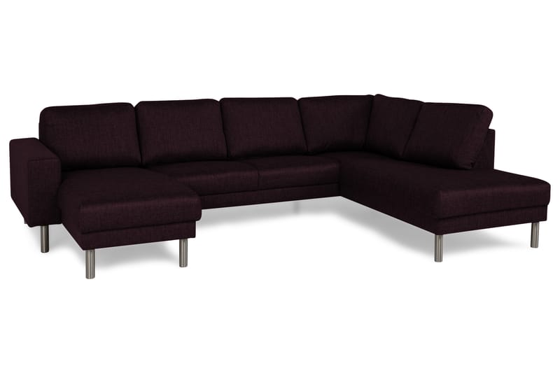 Runsala U-sofa med Chaiselong Venstre - Lilla - Møbler - Sofaer - U Sofa