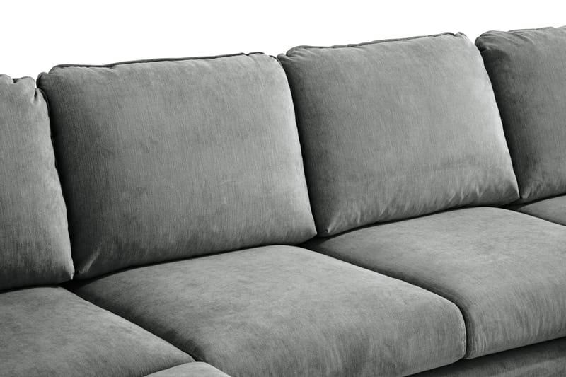 Trend Lyx U-Sofa med Chaiselong Højre - Grå - Møbler - Sofaer - U Sofa