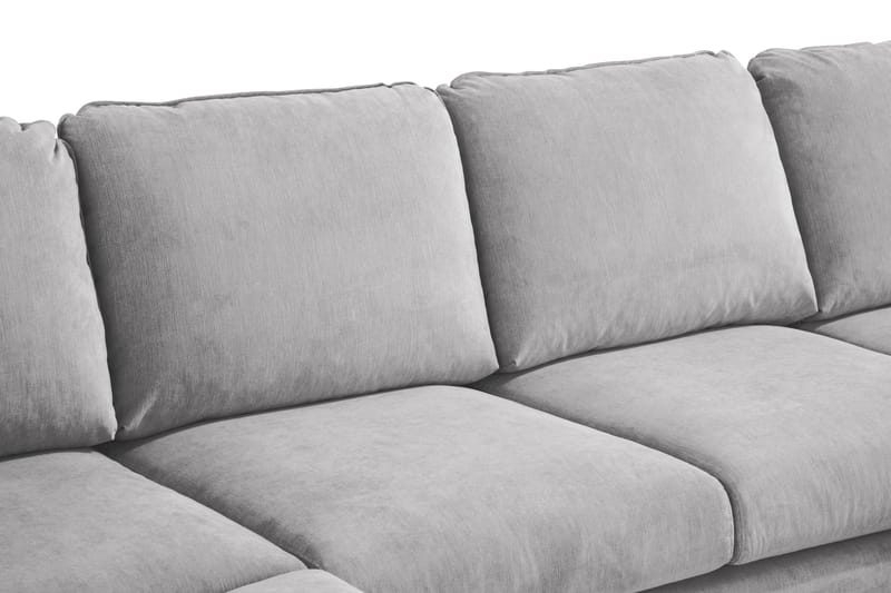 Trend Lyx U-Sofa med Chaiselong Højre - Lysegrå - Møbler - Sofaer - U Sofa