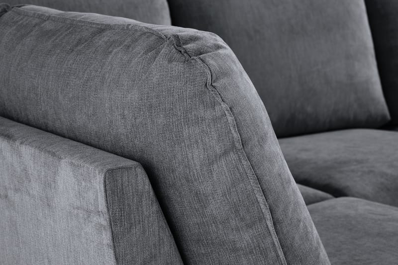 Trend Lyx U-Sofa med Chaiselong Højre - Mørkegrå - Møbler - Sofaer - U Sofa