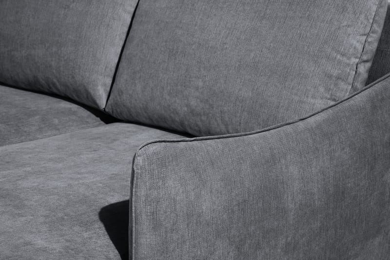 Trend Lyx U-Sofa med Chaiselong Højre - Mørkegrå - Møbler - Sofaer - U Sofa