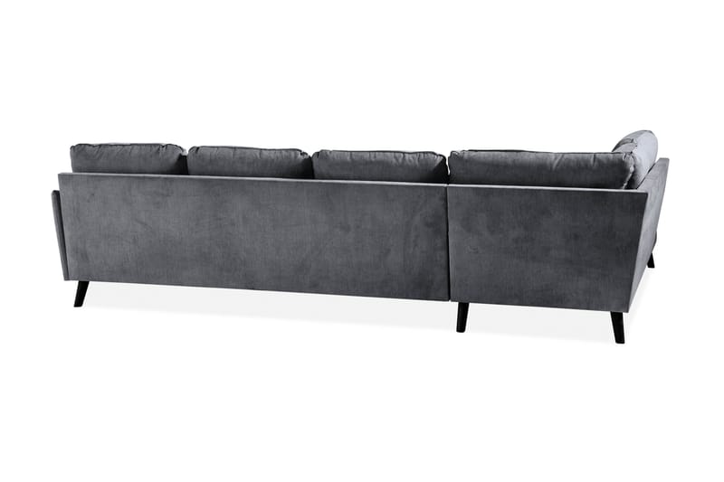 Trend Lyx U-Sofa med Chaiselong Højre - Mørkegrå - Møbler - Sofaer - U Sofa