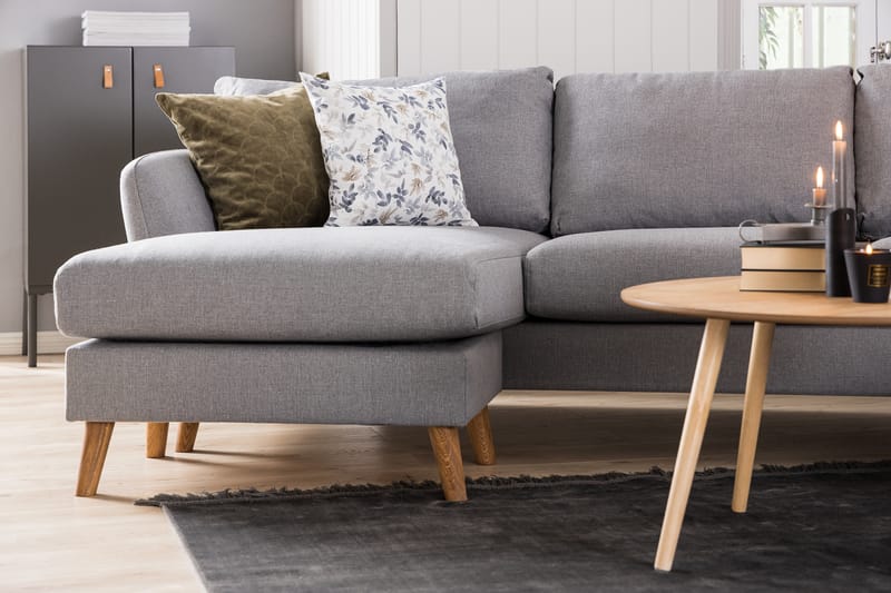 Trend U-Sofa med Chaiselong Venstre - Lysegrå - Møbler - Sofaer - U Sofa