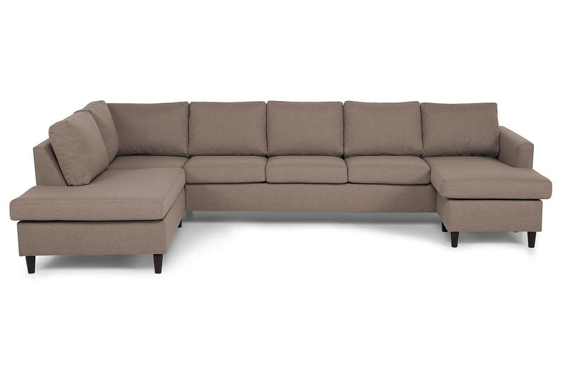 Zero U-sofa Large med Chaiselong Højre - Beige - Møbler - Sofaer - U Sofa