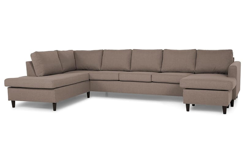 Zero U-sofa Large med Chaiselong Højre - Beige - Møbler - Sofaer - U Sofa