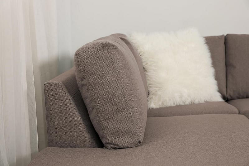 Zero U-sofa Large med Chaiselong Højre - Beige - Møbler - Sofaer - U Sofa