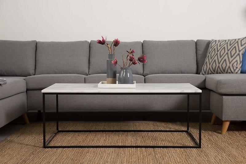 Zero U-sofa Large med Chaiselong Højre - Lysegrå - Møbler - Sofaer - U Sofa