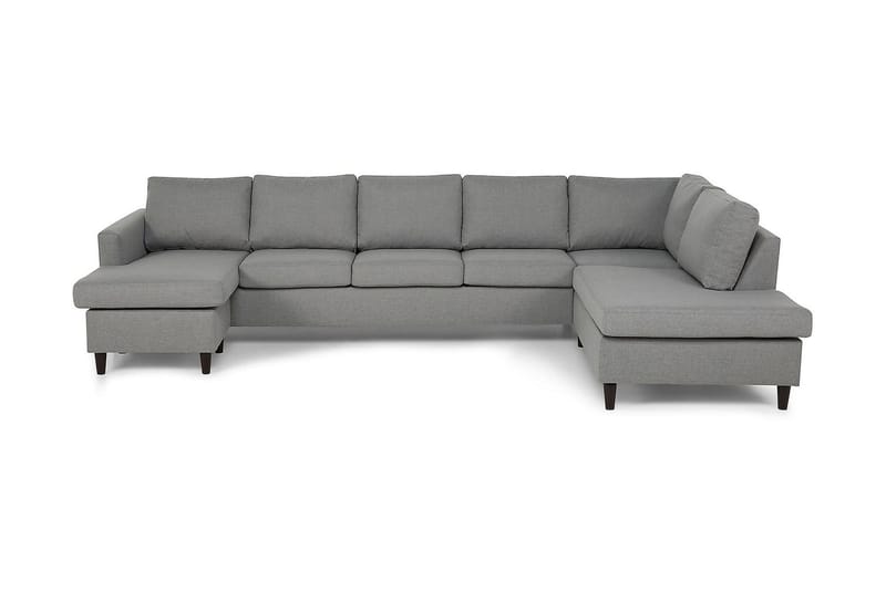 Zero U-sofa Large med Chaiselong Venstre - Lysegrå - Møbler - Sofaer - U Sofa