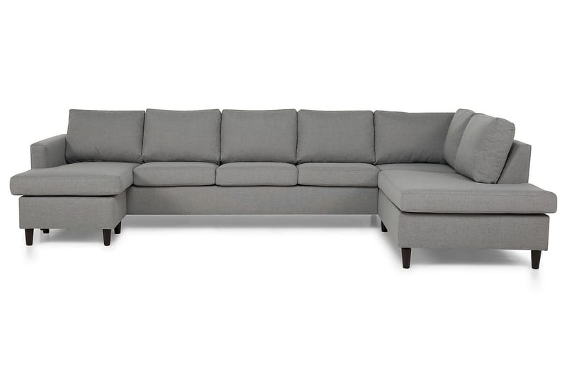 Zero U-sofa Large med Chaiselong Venstre - Lysegrå - Møbler - Sofaer - U Sofa