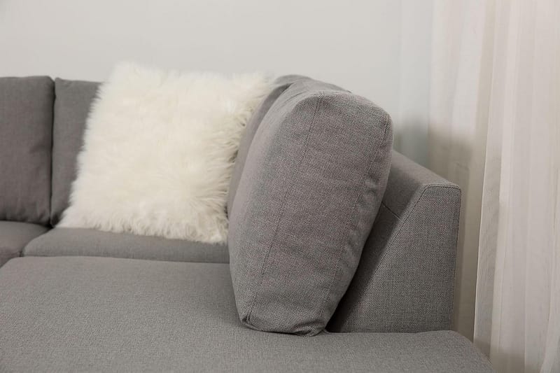 Zero U-sofa Large med Chaiselong Venstre - Lysegrå - Møbler - Sofaer - U Sofa