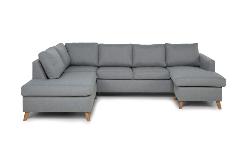 Zero U-sofa med Chaiselong Højre - Lysegrå - Møbler - Sofaer - U Sofa