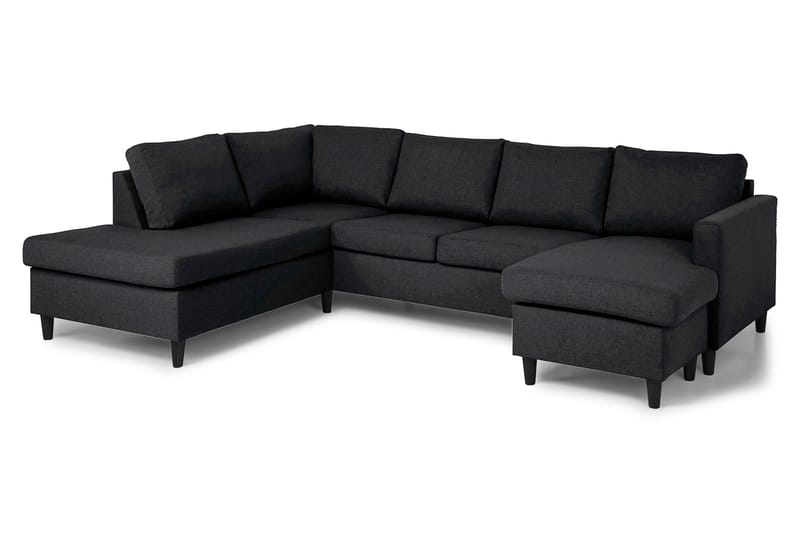 Zero U-sofa med Chaiselong Højre - Mørkegrå - Møbler - Sofaer - U Sofa