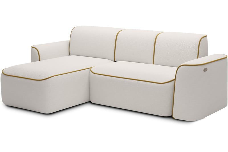 Ume 4-personers Sofa med Chaiselong - Hvid - Møbler - Sofaer - Sofa med chaiselong