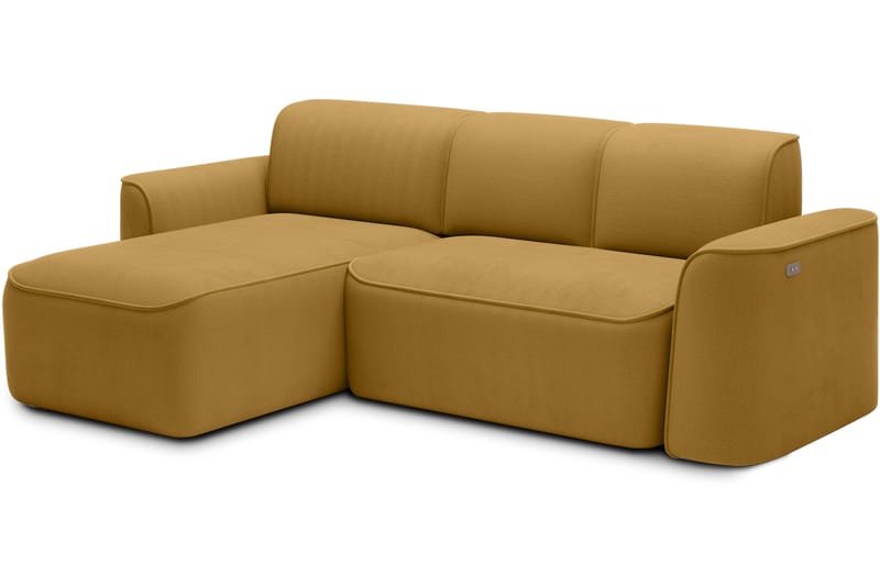 Ume 4-personers Sofa med Chaiselong - Gul - Møbler - Sofaer - Sofa med chaiselong