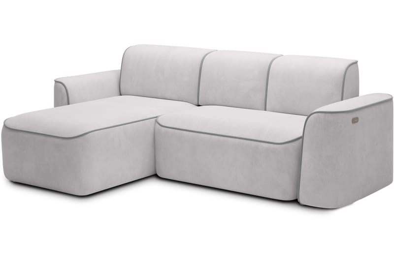 Ume 4-personers Sofa med Chaiselong - Grå - Møbler - Sofaer - Sofa med chaiselong