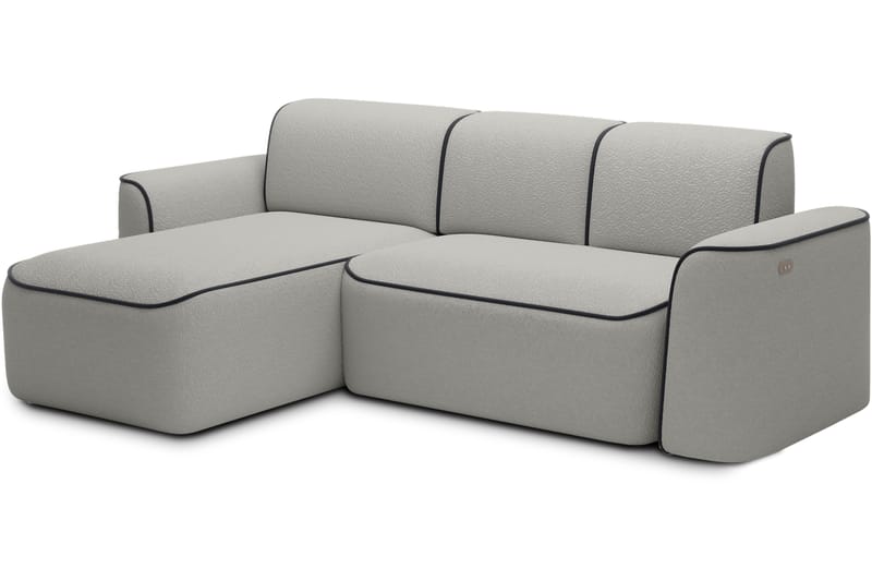 Ume 4-personers Sofa med Chaiselong - Grå - Møbler - Sofaer - Sofa med chaiselong