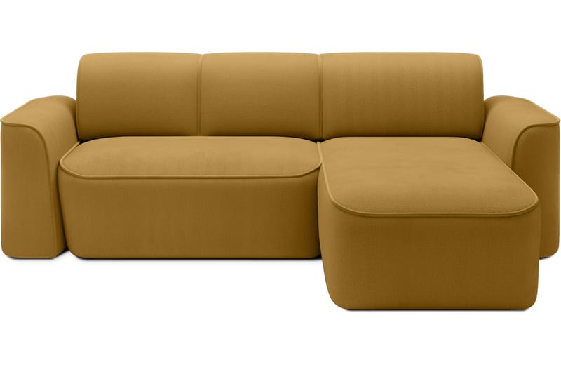 Ume 4-personers Sofa med Chaiselong - Gul - Møbler - Sofaer - Sofa med chaiselong