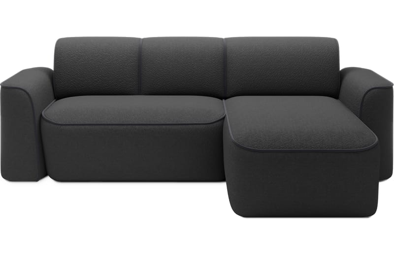 Ume 4-personers Sofa med Divan - Mørk grå - Møbler - Sofaer - Sofa med chaiselong