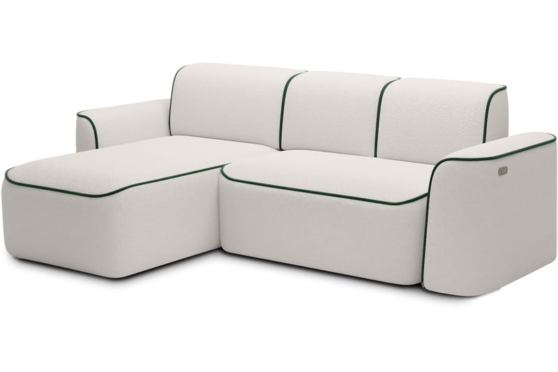 Ume 4-personers Sofa med Chaiselong - Hvid - Møbler - Sofaer - Sofa med chaiselong